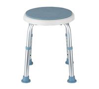 Monucep Tabouret de Douche, pivotant à 360°, Charge maximale : 150 kg, Chaise de Douche réglable en Hauteur, Tabouret de Salle de Bain, Tabouret de Douche, siège de Douche