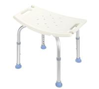 Monucep Tabouret de Douche, réglable en Hauteur, pour Personnes âgées, Tabouret de Salle de Bain, antidérapant, siège de Douche sûr, en Aluminium, Chaise de Bain légère, pour baignoires, Charge
