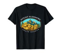 Monument commémoratif National du Mont Rushmore dans Le Dakota du Sud, Voyage Vintage T-Shirt