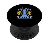 Monument de la Patrie, Art du Patrimoine Floral Populaire ukrainien PopSockets PopGrip Adhésif