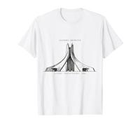 Monument des Martyrs Maqam Echahid Algerie T-Shirt Graphique avec Valeur, Homme, Blanc, M