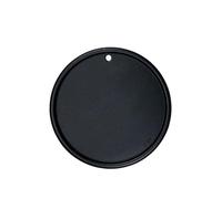 Monument Grills Plaque de cuisson ronde réversible en fonte avec revêtement en porcelaine 30,5 cm