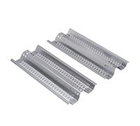 Monument Grills Plaques chauffantes en acier inoxydable, bouclier de plaque chauffante de rechange, barre aromatisante, dompteur de flamme pour barbecues à 4 brûleurs, modèle 24367 35633 41847NG D405