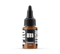 Monument Hobbies 027-Pro Acryl Copper Peinture acrylique pour modèles en plastique - Peinture miniature, bouchon anti-obstruction, livré avec agitateur en verre
