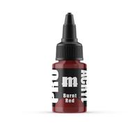 Monument Hobbies PRO Acryl Peinture acrylique non toxique pour figurines et jeux de guerre compatible avec les techniques du pinceau et de l'aérographe Rouge brûlé 22 ml