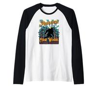 Monument National du Sasquatch Big Foot de Californie à Muir Woods Manche Raglan