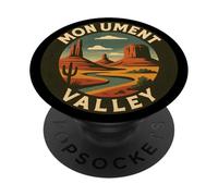 Monument Valley Colorado Utah Arizona Plateau Navajo Natif PopSockets PopGrip Adhésif
