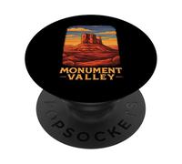 Monument Valley Colorado Utah Arizona Plateau Navajo Natif PopSockets PopGrip Adhésif