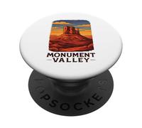 Monument Valley Colorado Utah Arizona Plateau Navajo Natif PopSockets PopGrip Adhésif