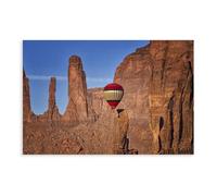 Monument Valley - Toile murale moderne - Motif parc tribal Navajo - Paysage naturel - 60 x 90 cm