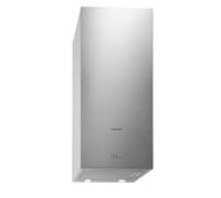 Klarstein Monumenta - Hotte aspirante, hotte de cuisine, hotte murale, évacuation/recyclage d'air, débit d'évacuation 559 m³/h, inox, 2 x filtres à charbon actif, argenté