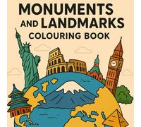 Monuments and sights of the world Colouring Book