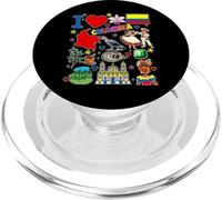 Monuments colombiens dessinés à la Main, Carte de la Colombie, icônes culturelles PopSockets PopGrip pour MagSafe