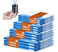 MONVANE Sac Sous Vide Vêtement Aspirateur et Pompe Électrique Sans Fil, 12 Pack - 3L 3M 3S 3XS, Économiseur d'Espace à Double Fermeture Éclair, Housse de Rangement pour Voyages