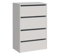 MONZ - Meuble à chaussures modulable - Dimensions 60x36x88cm - 4 portes rabattables