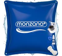 MONZANA® 1x Coussin de Piscine hivernage XXL 240x200cm Corde PVC -20°C Double Couture 4 Oeillets Coussin Gonflable Oreiller Piscine Coussin Flottant Valve air