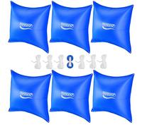 Monzana® 6X Coussin de Piscine hivernage XL Corde PVC -20°C Double Couture 4 Oeillets Coussin Gonflable Oreiller Piscine Coussin Flottant Valve air