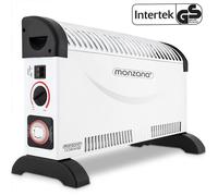 MONZANA® Convecteur électrique 2000W chauffage d'appoint minuteur 24h 3 niveaux de chauffage thermostat radiateur électrique mobile