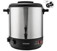 MONZANA® Distributeur de boissons chaudes 28L Stérilisateur de bocaux électrique en inox avec robinet et minuterie 1800W