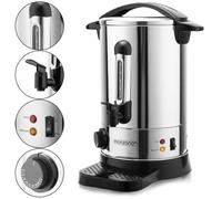 MONZANA® Distributeur de boissons chaudes 8,8L en acier inoxydable Marmite à vin chaud 950W avec température réglable 40 tasses