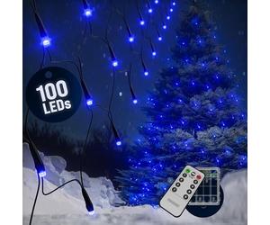 Monzana Guirlande lumineuse 100 LEDs filet pour intérieur extérieur décoration de Noël illumination 8 fonctions éclairage