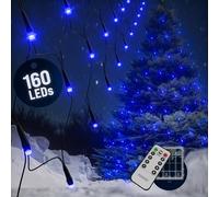 Monzana Guirlande lumineuse 160 LEDs filet pour intérieur extérieur décoration de Noël illumination