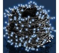 Monzana Guirlande lumineuse 200 LED Blanc froid illumination intérieur extérieur guirlande de Noël éclairage décoration
