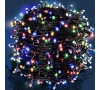 Monzana Guirlande lumineuse 200 LED Multicolore illumination intérieur extérieur guirlande de Noël éclairage décoration