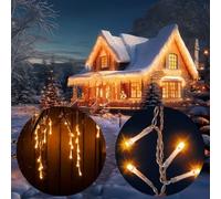 Monzana Guirlande lumineuse 400 LED 15m illumination Blanc chaud décoration Noël éclairage cascade intérieur extérieur
