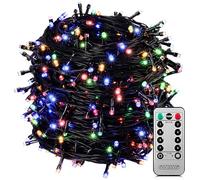 MONZANA® Guirlande lumineuse 400 LED Multicolore avec télécommande minuteur décoration de Noël illumination éclairage