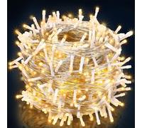 Monzana Guirlande lumineuse 600 LED Blanc chaud illumination intérieur extérieur guirlande de Noël éclairage décoration