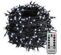 MONZANA® Guirlande lumineuse 600 LED Blanc froid avec télécommande minuteur décoration de Noël illumination éclairage