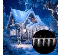 Monzana Guirlande lumineuse LED décoration de Noël 80 stalactites pour intérieur extérieur illumination