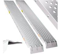 MONZANA® Lot de 2 rampes de Chargement en Acier galvanisé 160 cm Charge Max. 200 kg par Rampe Surface antidérapante