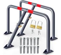 MONZANA Lot de 2x Arceau de parking Rabattable