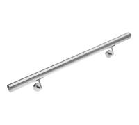 MONZANA® Main courante acier inoxydable V2A rampe d'escalier rambarde barre 100 cm support mural intérieur extérieur