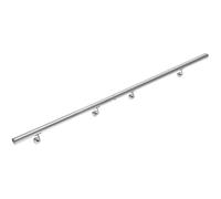 MONZANA® Main courante acier inoxydable V2A rampe d'escalier rambarde barre 200 cm support mural intérieur extérieur