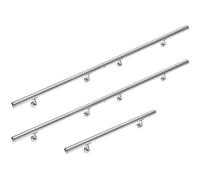 MONZANA® Main courante acier inoxydable V2A rampe d'escalier rambarde barre 500 cm support mural intérieur extérieur