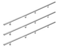 MONZANA® Main courante acier inoxydable V2A rampe d'escalier rambarde barre 600 cm support mural intérieur extérieur