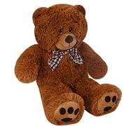 Monzana Ours en Peluche Nounours L 50cm Brun Doudou Peluche Ours en Peluche Teddy Cadeau Enfant Adulte Jouet