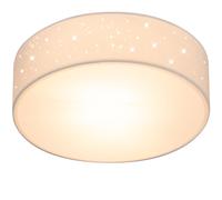 Monzana Plafonnier Ciel étoilé Tissu Rond E27 Plafonnier Tissu Plafonnier Ø30/38