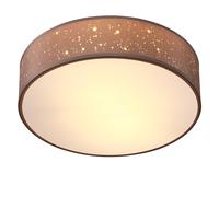 Monzana Plafonnier Ciel étoilé Tissu Rond E27 Plafonnier Tissu Plafonnier Ø30/38