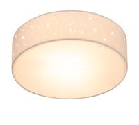 Monzana Plafonnier Ciel étoilé Tissu Rond E27 Plafonnier Tissu Plafonnier Ø30/38