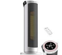 Monzana® Radiateur soufflant Blanc céramique 2000W 15-35°C économique Oscillation 70° Chauffage d'appoint Salle de Bain