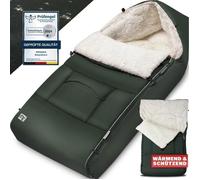 MONZANA® Réducteur de lit bébé Vert Chancelière universelle pour poussette landeau ou siege auto Nid d’ange Cosy Gigoteuse hiver