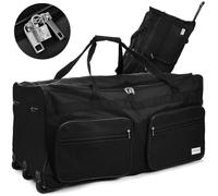 MONZANA® Sac de voyage à roulettes 160L Trolley Fonction Poignée télescopique Pieds Grand sac XXL Bagages souples Bagages Weekender