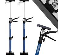 DEUBA® Set de 2 étai de porte/soutien acier réglable en hauteur 115-290cm max. 30kg bricolage atelier maison garage étai soutien télescopique