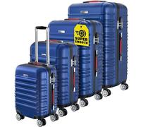 Monzana Set de 4X Valises Rigides Bleu S/M/L/XL
