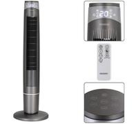 Ventilateur colonne oscillant 90° 55W air 40 m³/min ioniseur écran LED 6 vitesse