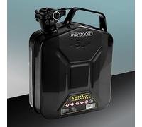 MONZANAŽ Jerrican essence en métal 5L homologation ONU transport liquides diesel huile voiture moto bidon récipient réservoir carburant